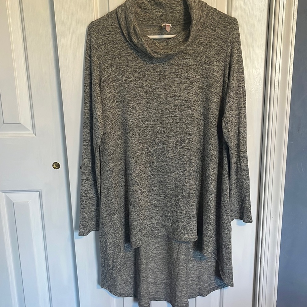 J mode- Cowl Neck Tunic Sweater